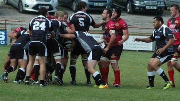 Cornish All Blacks against Redruth