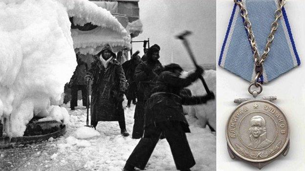 Arctic Convoy image and Ushakov Medal