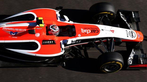 Max Chilton of Marussia