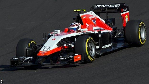 Max Chilton of Marussia