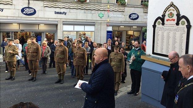 St Peter Port parish memorial unveiling