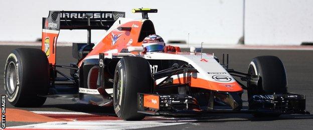 Max Chilton of Marussia