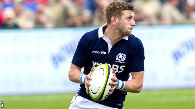 Scotland fly-half Finn Russell