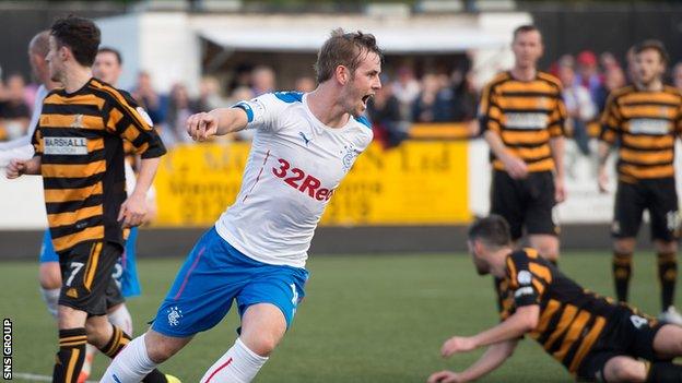 Rangers drew 1-1 with Alloa earlier in the season