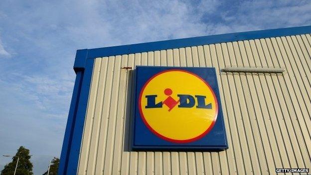 A Lidl store