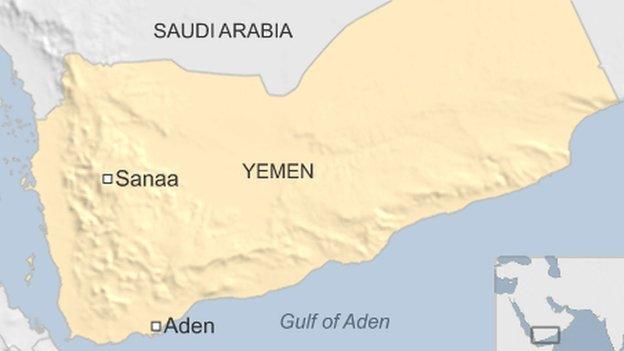 Yemen map