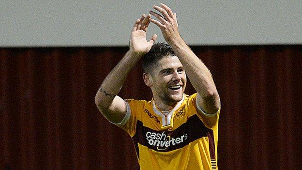 Iain Vigurs scored for Motherwell