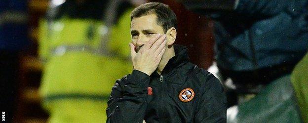 Dundee United manager Jackie McNamara