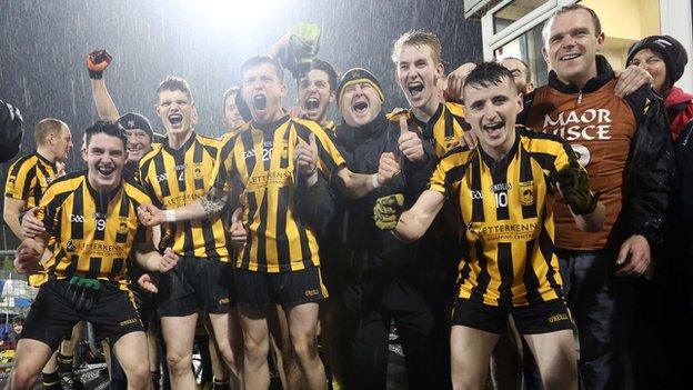 St Eunan's celebrate their Donegal Final win last weekend