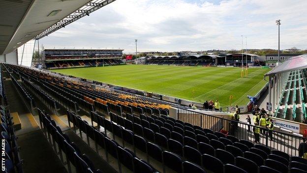 Sixways, home of Worcester Warriors