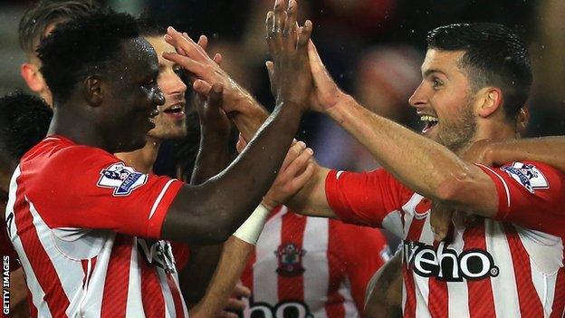 Shane Long and Victor Wanyama