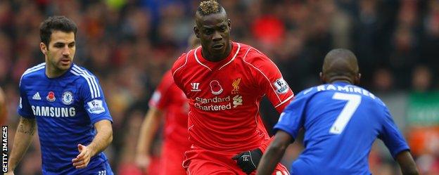 Cesc Fabregas, Mario Balotelli, Ramires