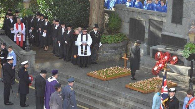 The Act of Remembrance on Guernsey