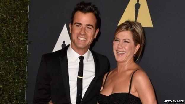 Jennifer Aniston and Justin Theroux