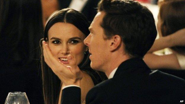 Keira Knightley and Benedict Cumberbatch