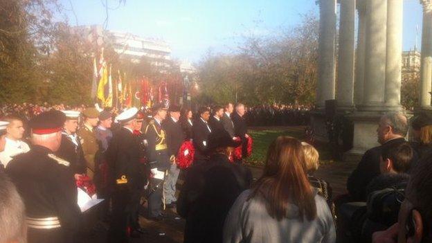 Welsh service of remembrance in Cardiff