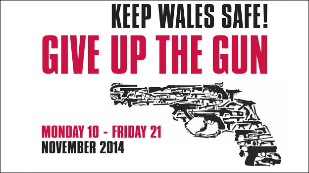 Give up the gun campaign poster