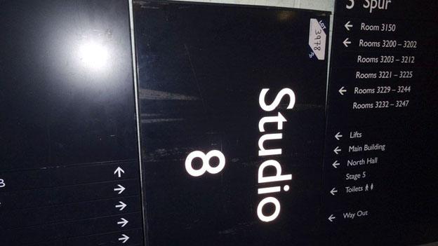 Studio 8 sign