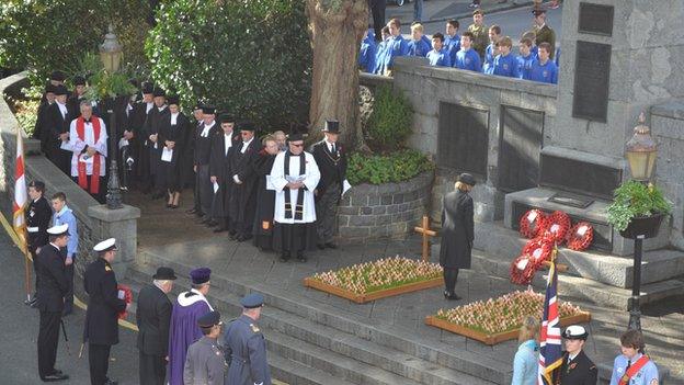 The Act of Remembrance on Guernsey