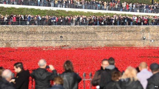 Thousands see the poppy exhibition