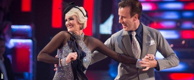 Judy Murray and Anton Du Beke