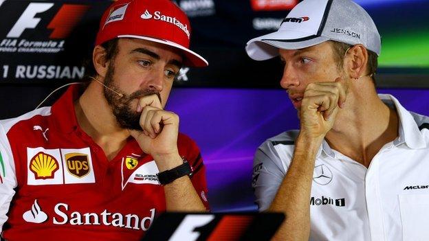 Fernando Alonso & Jenson Button