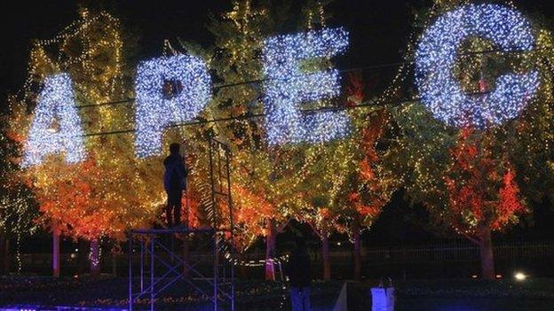 Beijing is preparing to host world leaders at the Apec summit