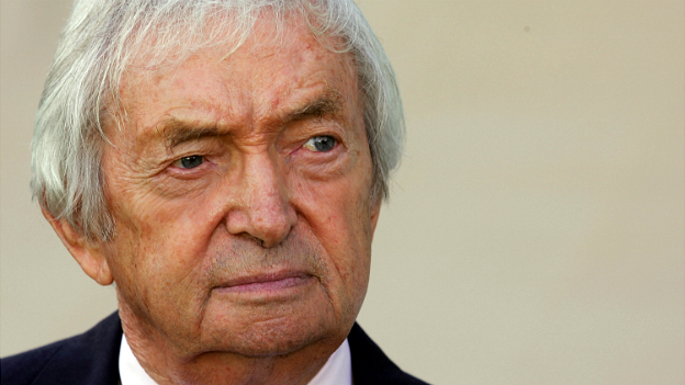 Richie Benaud looks on during the Cricket Australia awards at Bellerive Oval in Hobart - 15 March 2011