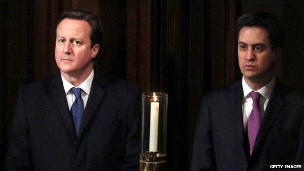 David Cameron and Ed Miliband