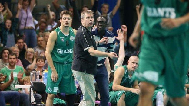 Manchester Giants coach Jeff Jones