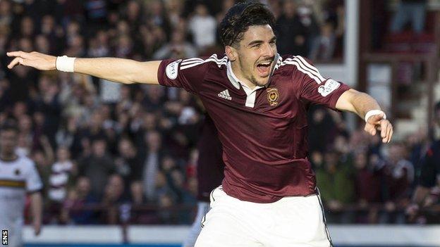 Hearts' Callum Paterson