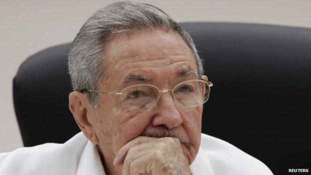 President Raul Castro attends the opening ceremony of the ALBA-TCP Extraordinary Ebola summit in Havana on 20 October, 2014.