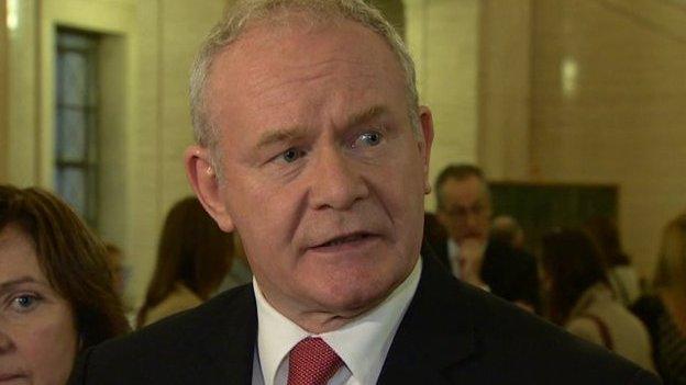 Deputy First Minister Martin McGuinness