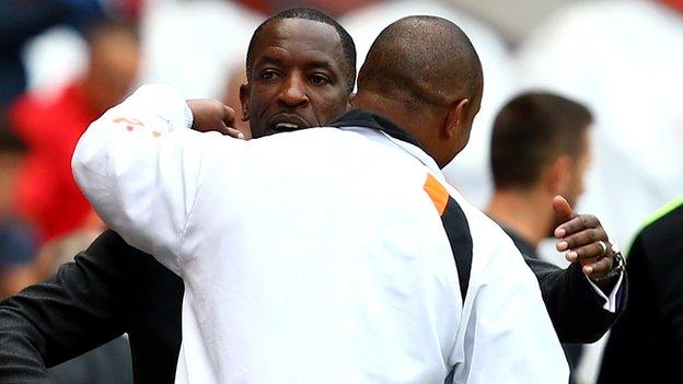 Chris Powell and Paul Ince