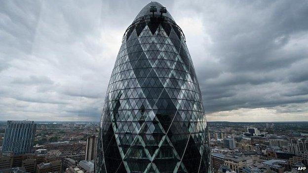 The Gherkin building