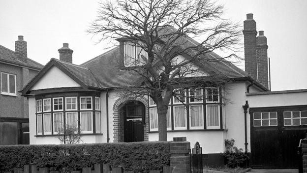 The Krogers' bungalow in Ruislip, 1961