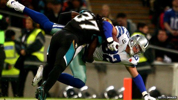 Dallas Cowboys take on Jacksonville Jaguars in London