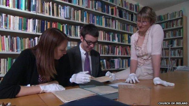 Researcher Jason Burke and archivist Dr Susan Hood (right) have tried to find out what happened to the soldiers who wrote home in 1918