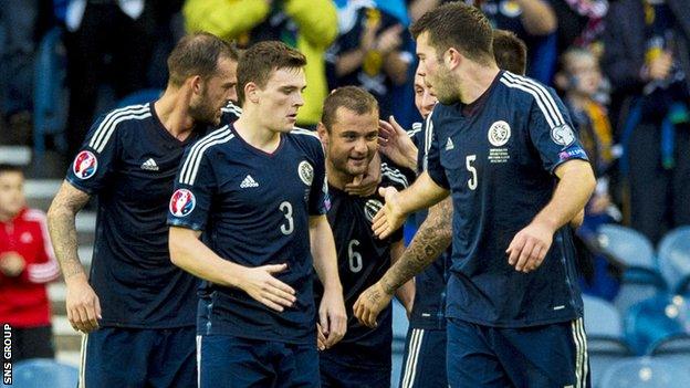 Scotland beat Georgia 1-0 at Ibrox last month