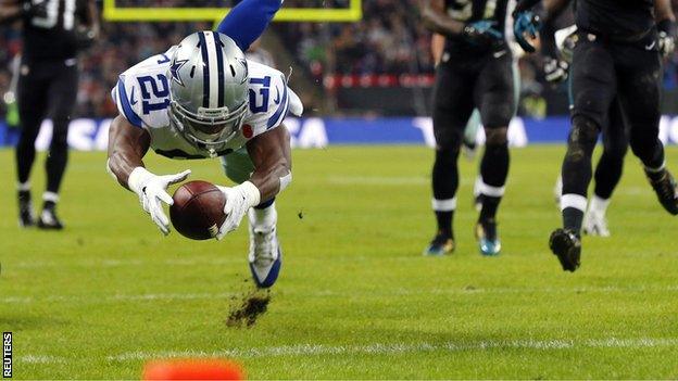 Dallas Cowboys versus Jacksonville Jaguars