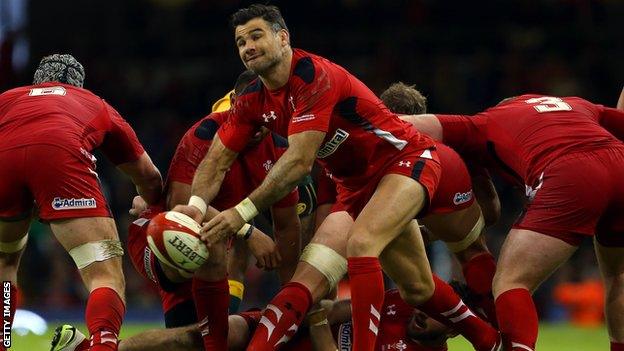 Wales scrum-half Mike Phillips