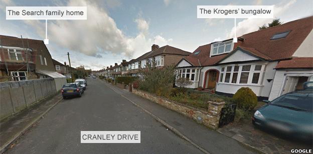 Cranley Drive today on Google Streetview