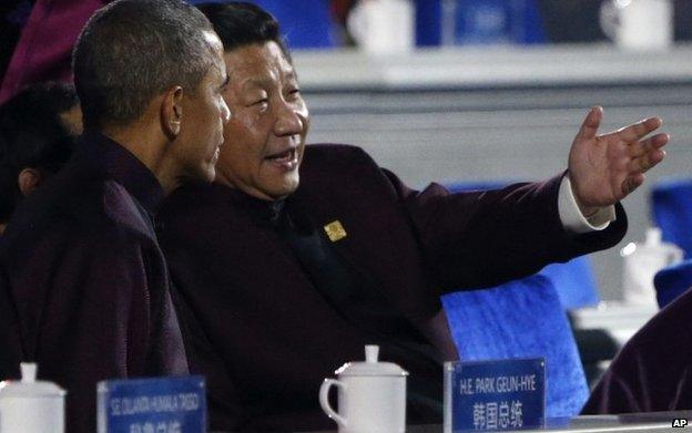 US President Barack Obama and Chinese President Xi Jinping