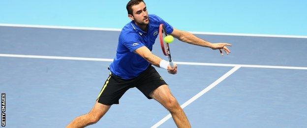 Marin Cilic at the O2