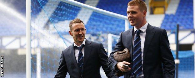 Aiden McGeady and James McCarthy