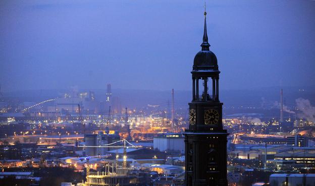 Skyline of Hamburg