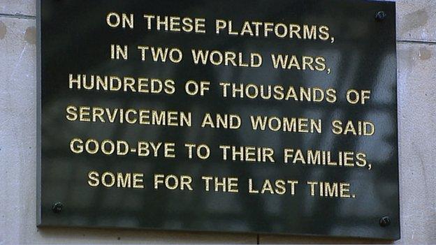 plaque at central station