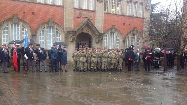 A service in Wrexham