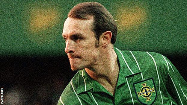 Jimmy Quinn scored 12 goals in 46 matches for Northern Ireland