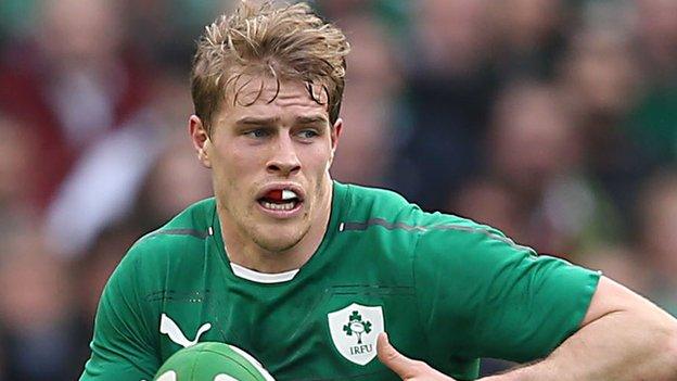 Ireland winger Andrew Trimble